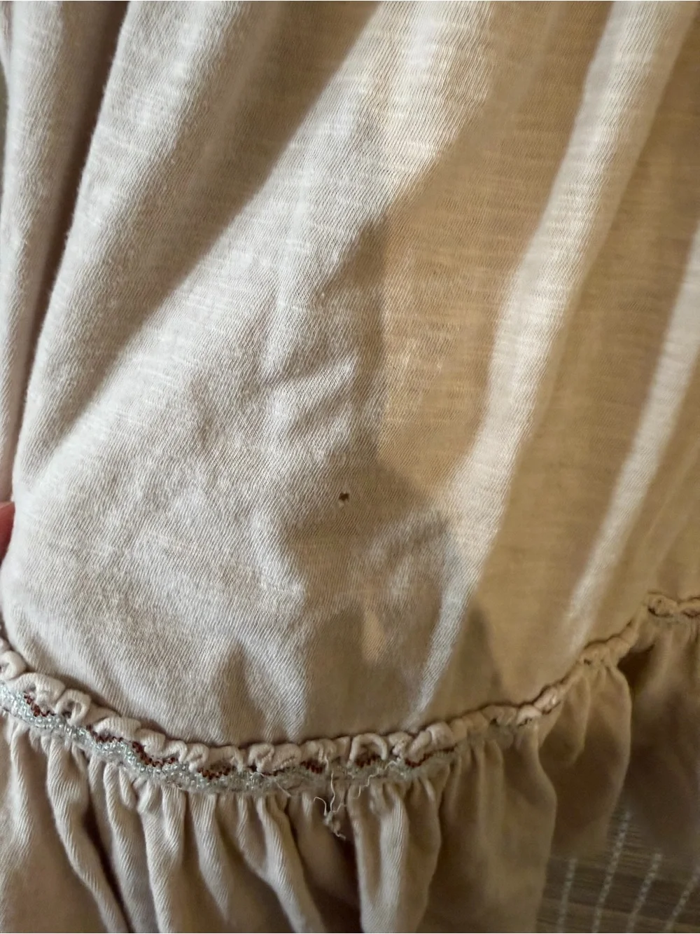 Free People much love Bohemian Embroidered Peasant Dress/top- FLAW!!!